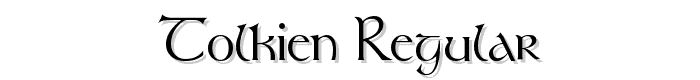 Tolkien Regular font